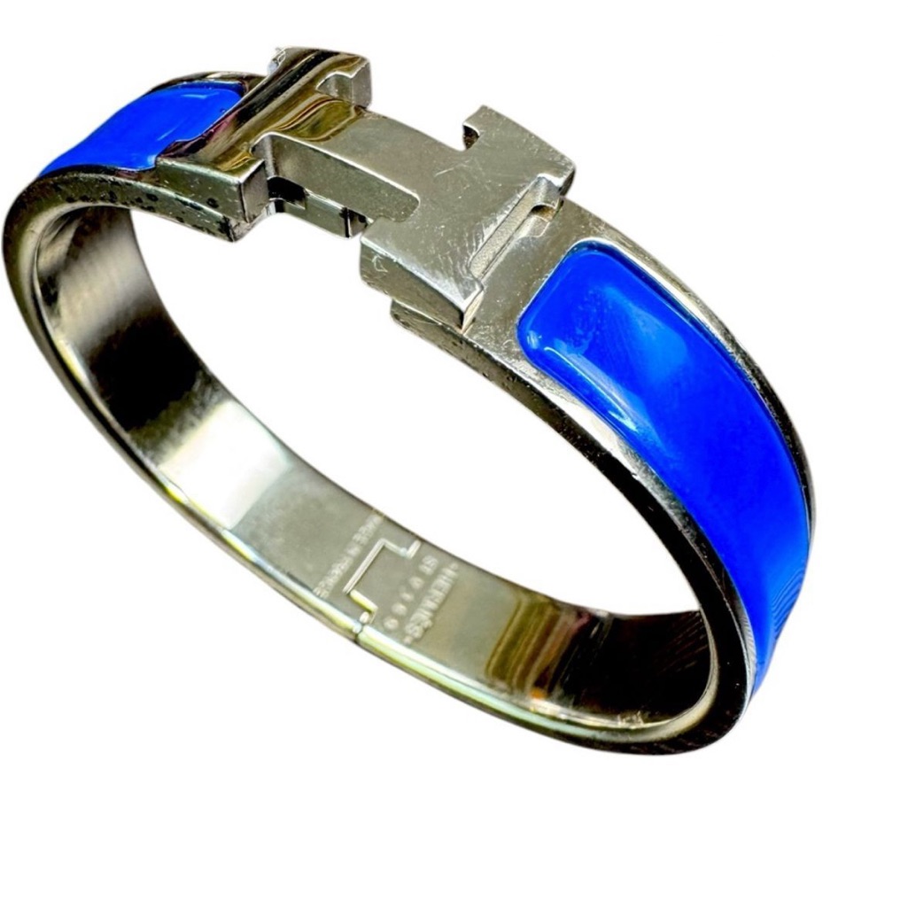 Hermes Enamel Clic Clac H Bracelet